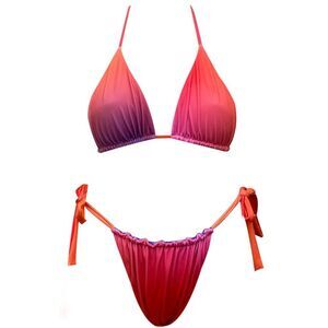NWT Solkissed Alexis Top Maverick Bottom Bikini in Sunset Kissed(REVERSIBLE)